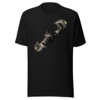 NO BOTTOM Tee - Black front