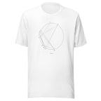 Jade Natal Chart Tee White front Printful mockup