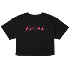 FATAL Baby Crop Tee - Black front