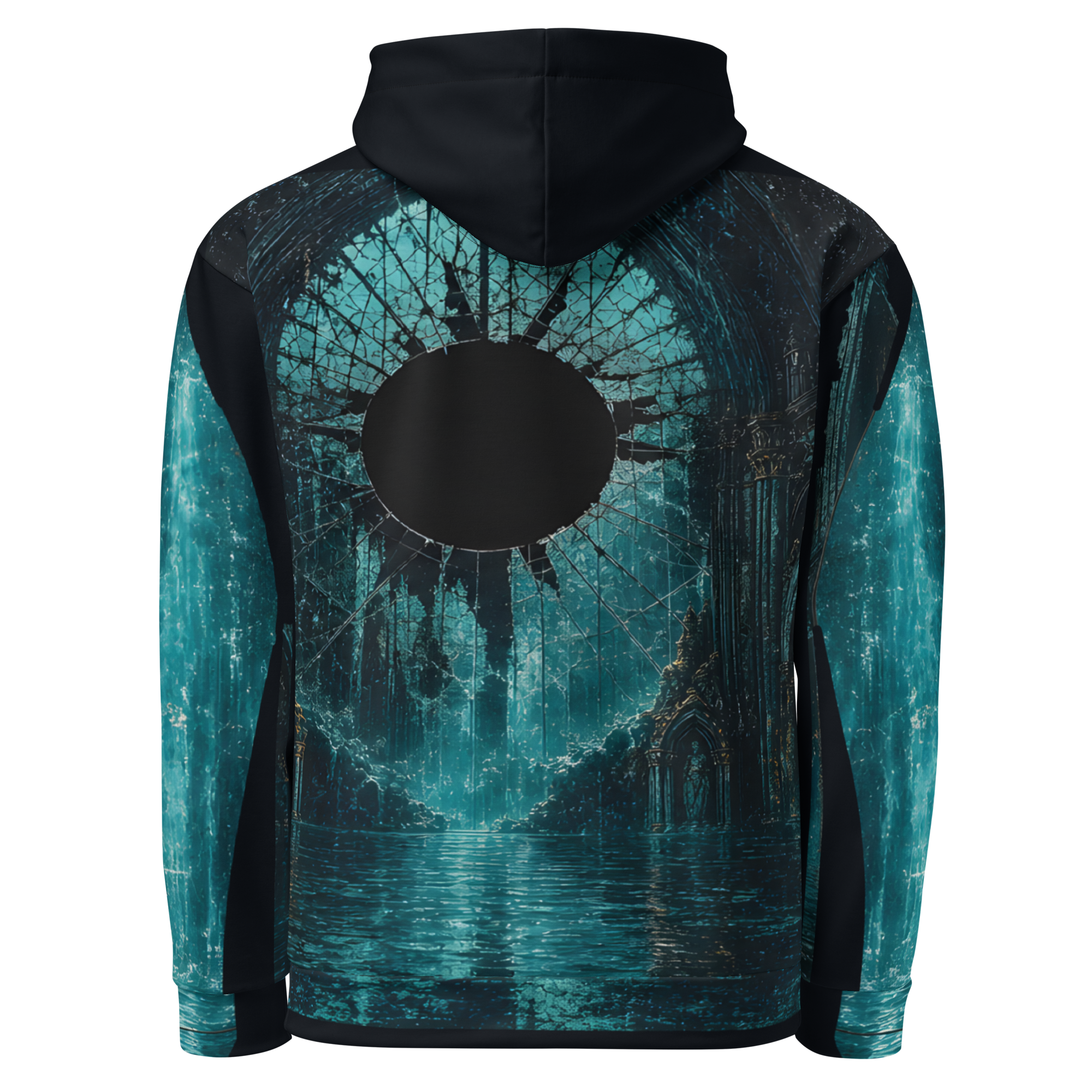 Flooded Chapel Hoodie - Black back