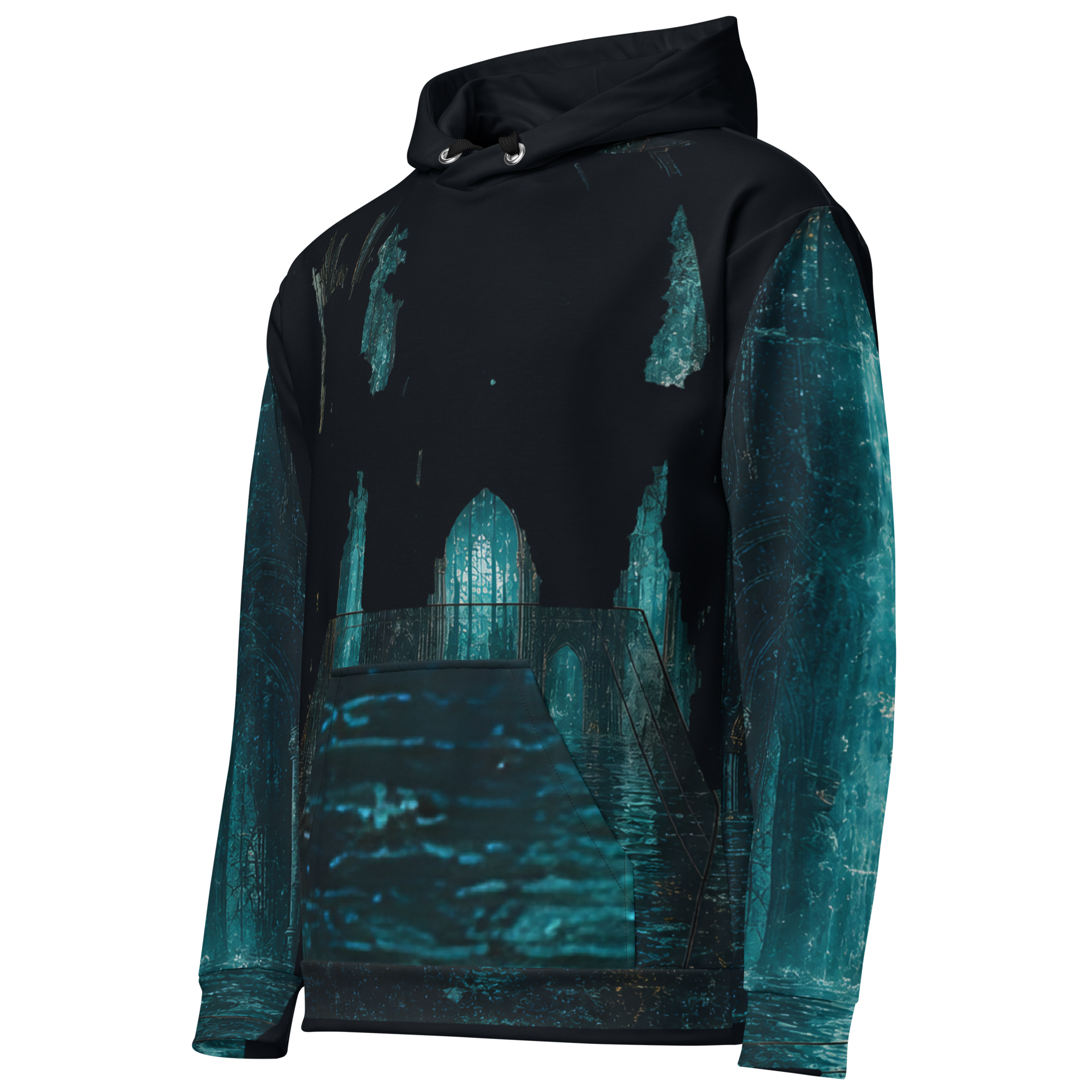 Flooded Chapel Hoodie - Black side