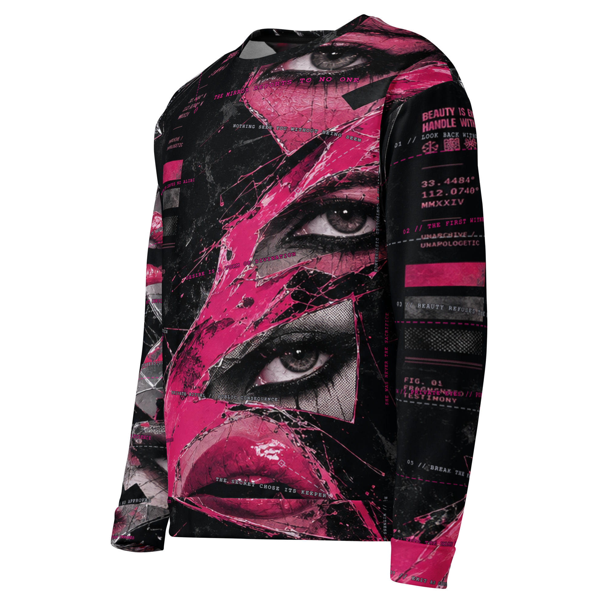 Heretic Mirror Sweatshirt - Black left front