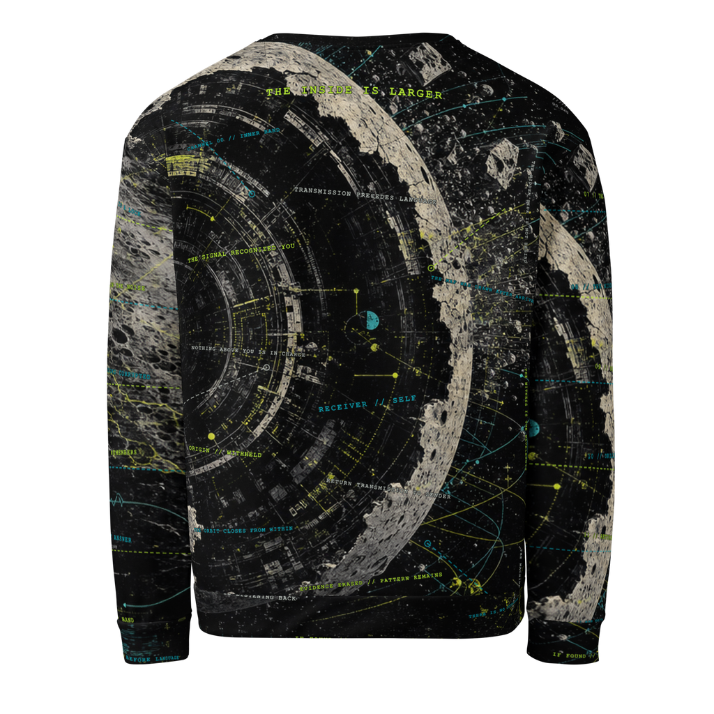 Hollow Signal Sweatshirt - Black back