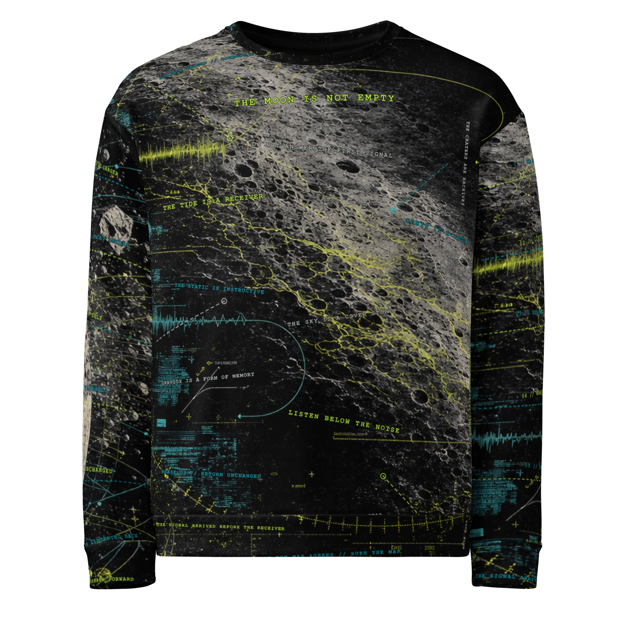 Hollow Signal Sweatshirt - Black front