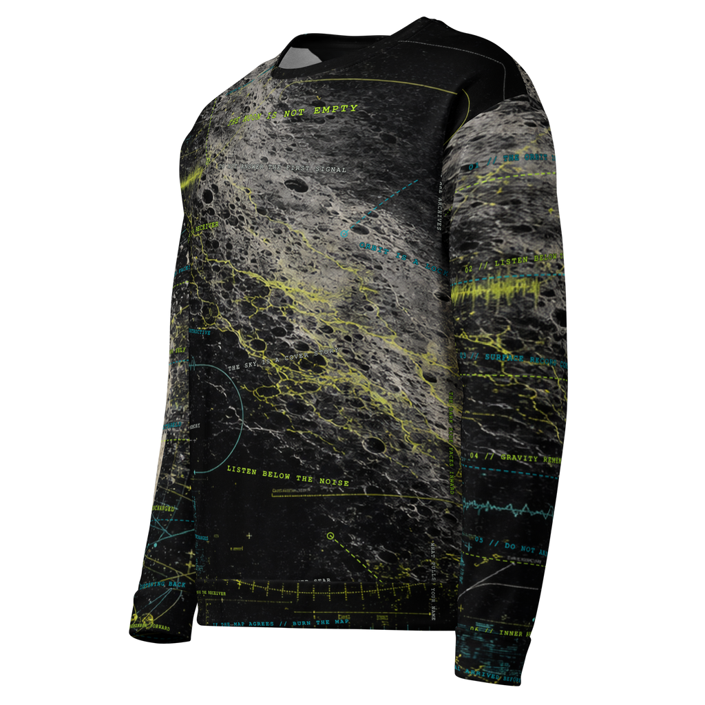 Hollow Signal Sweatshirt - Black left front