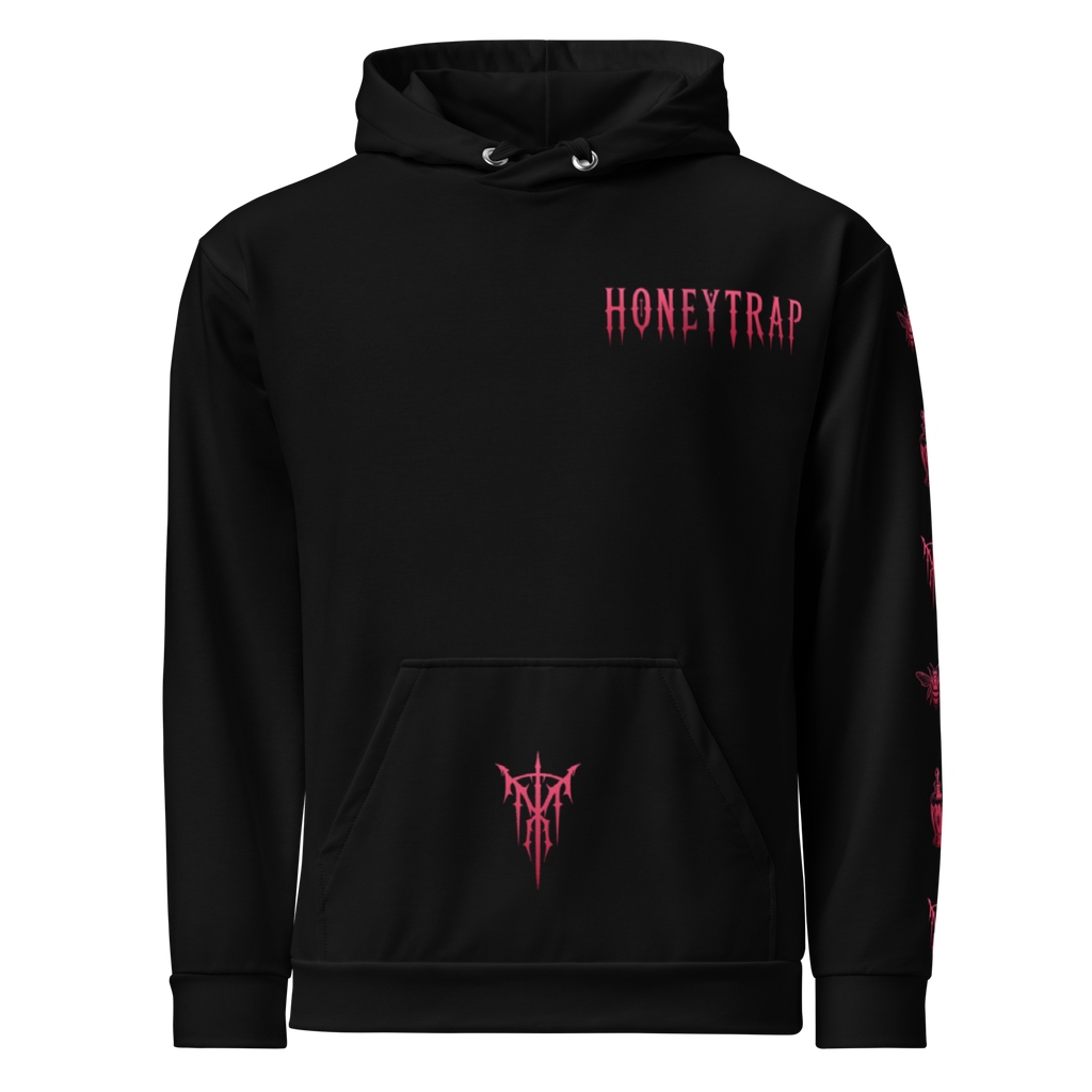 Honeytrap Apothecary AOP Hoodie - Black front