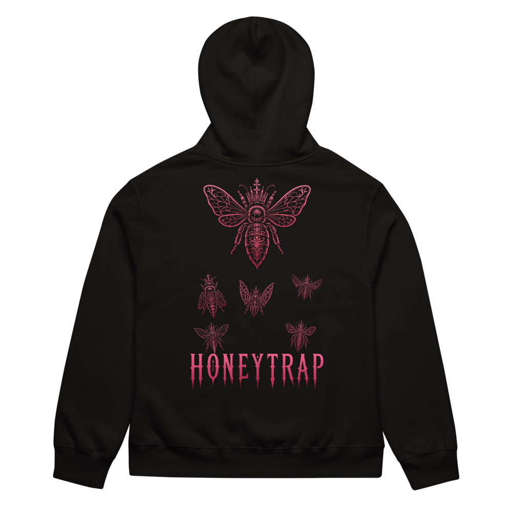 Honeytrap Bee Court Oversized Hoodie - Honeytrap Bee Court (back)