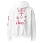 Honeytrap Bee Court Oversized Hoodie - White back