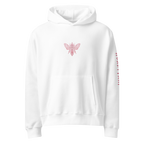 Honeytrap Bee Court Oversized Hoodie - White front