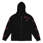 Honeytrap Trap Zip Hoodie - Black left sleeve