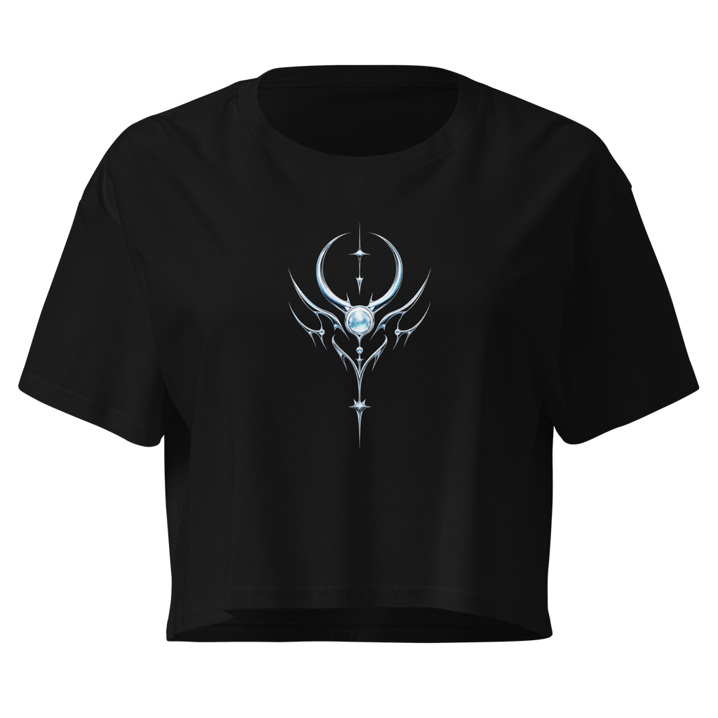 Ice Venus Crop Top - Black