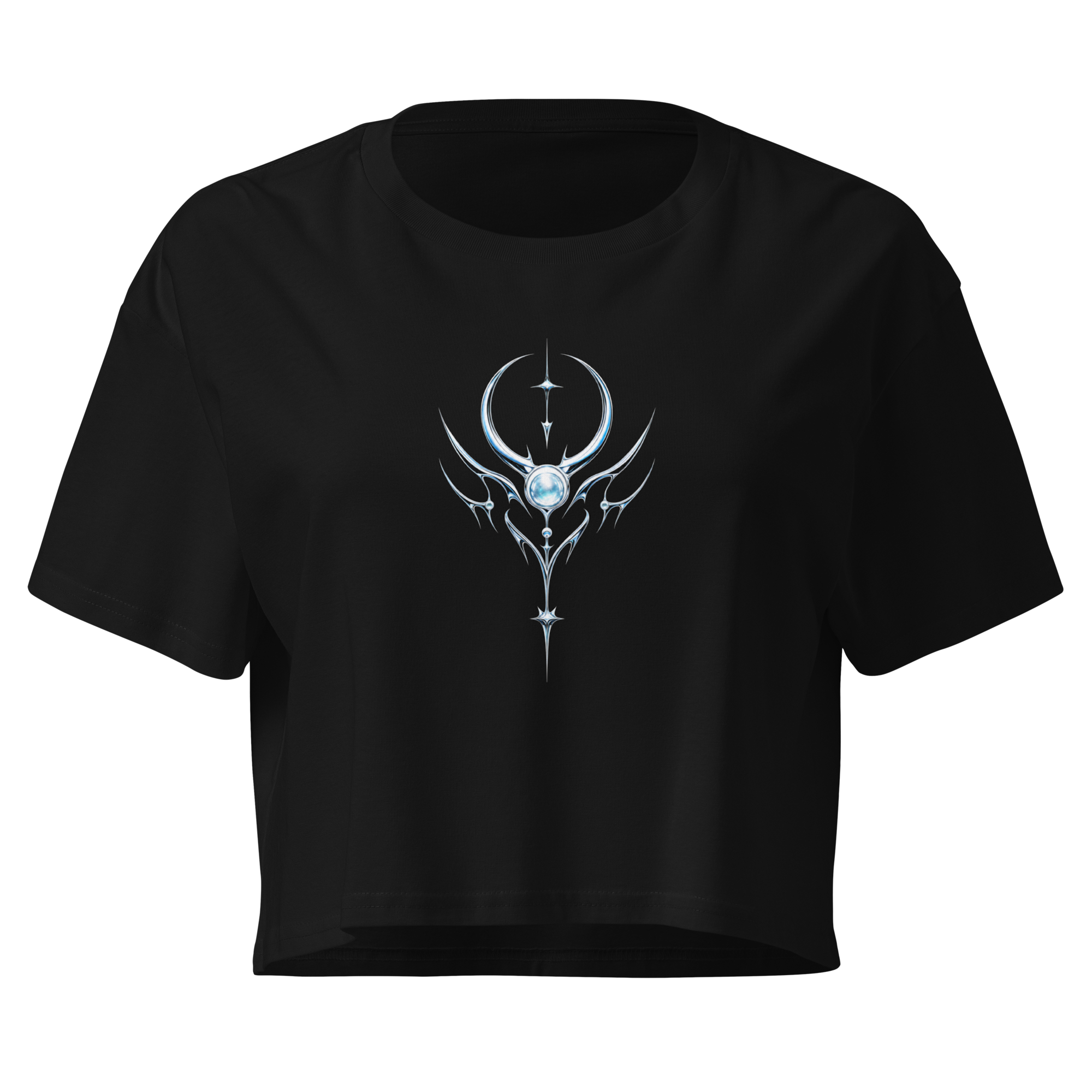 Ice Venus Crop Top - Black