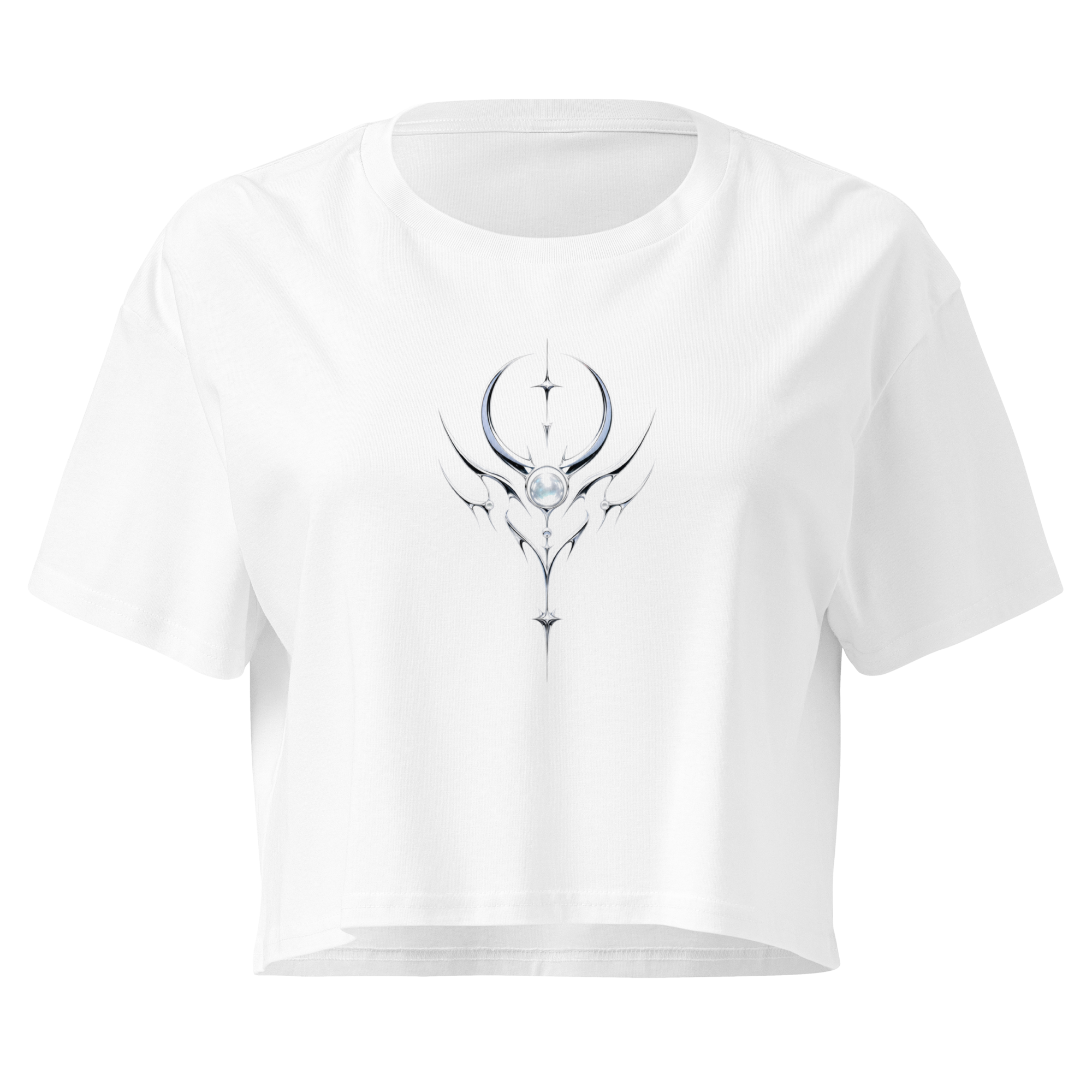 Ice Venus Crop Top - White