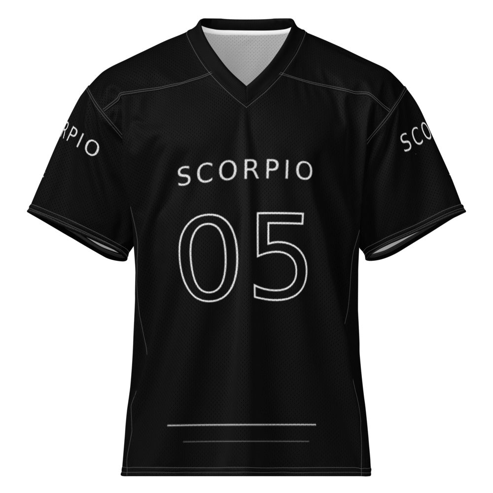 Scorpio 05 Jersey Black front mockup