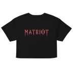MATRIOT Baby Tee - Black front