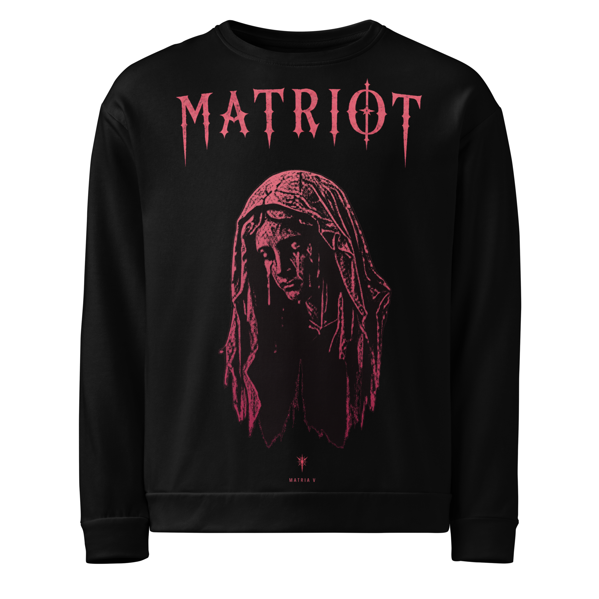 MATRIOT Crewneck - Black front