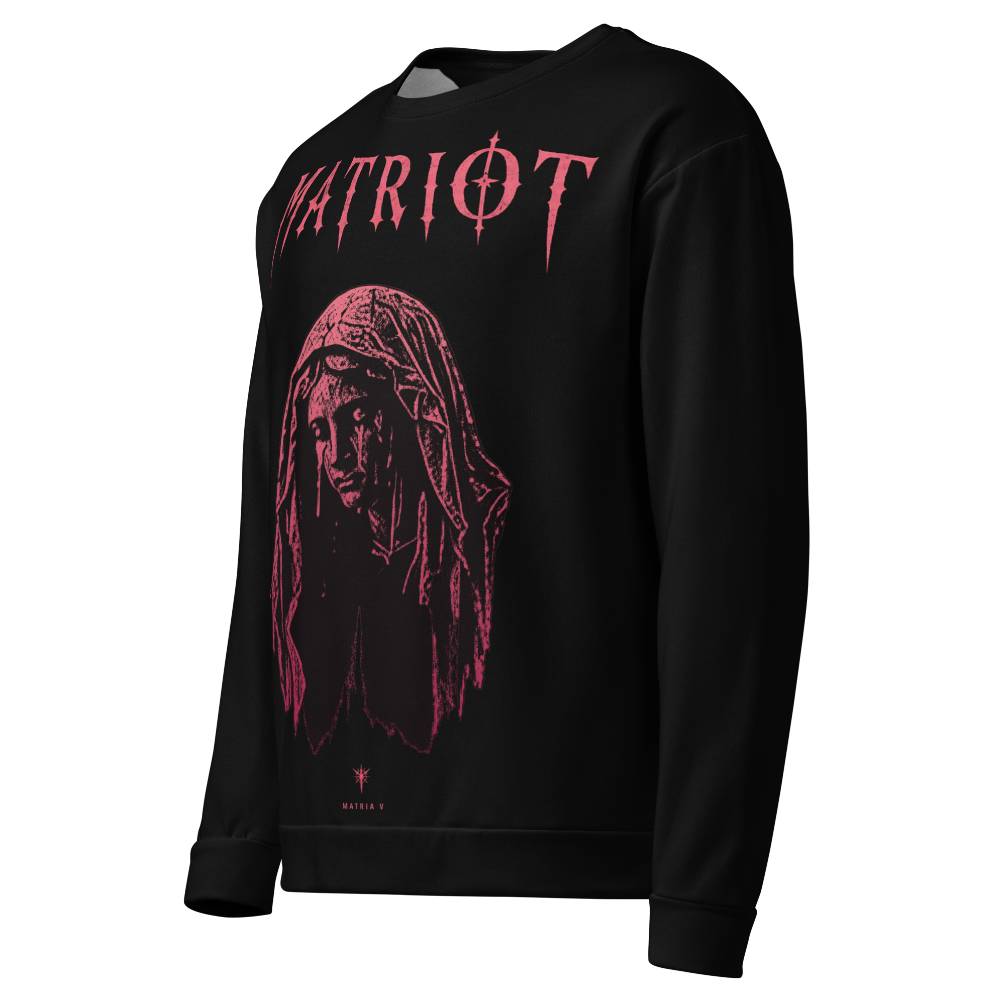 MATRIOT Crewneck - Black left front