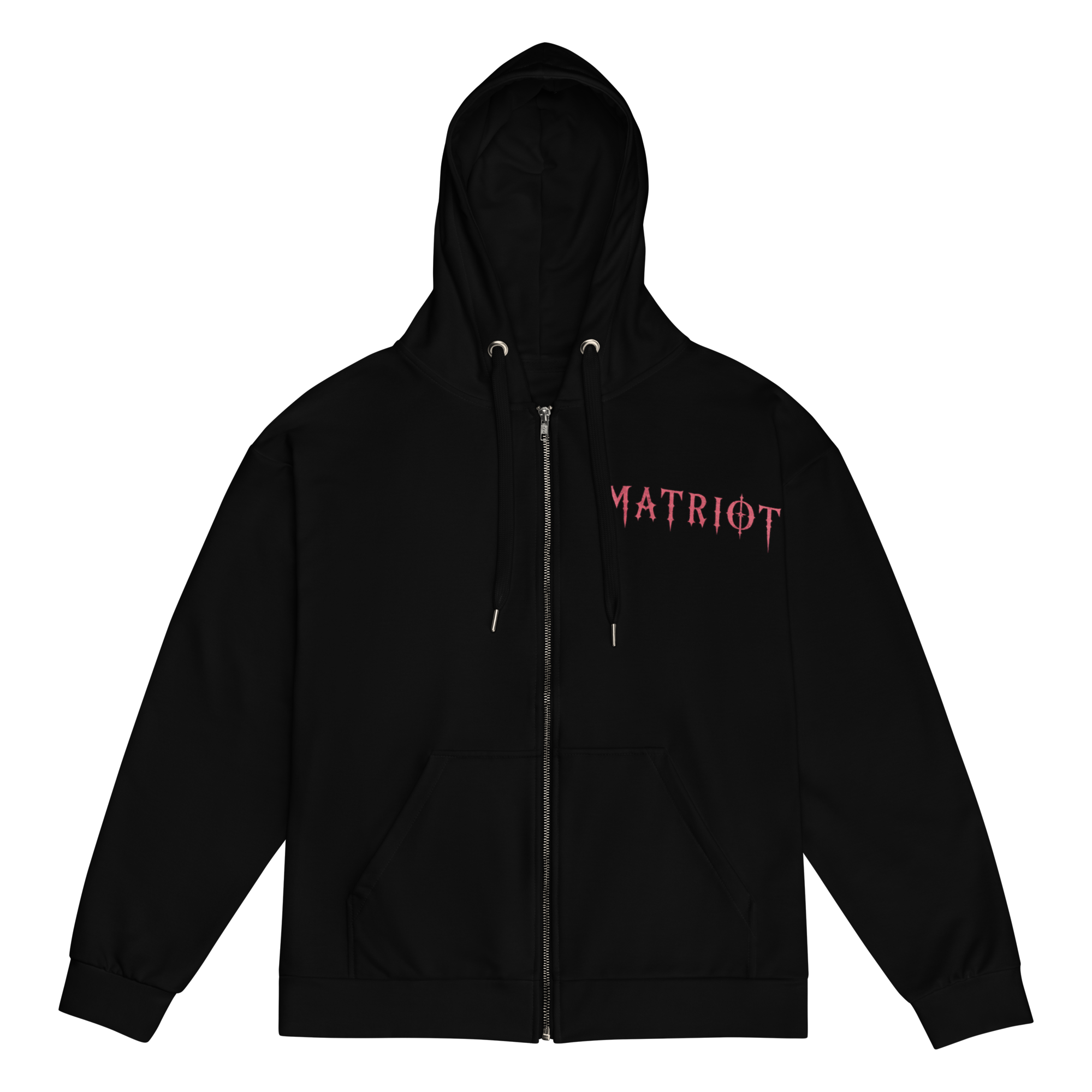 MATRIOT Zip Ritual Hoodie - Black right sleeve
