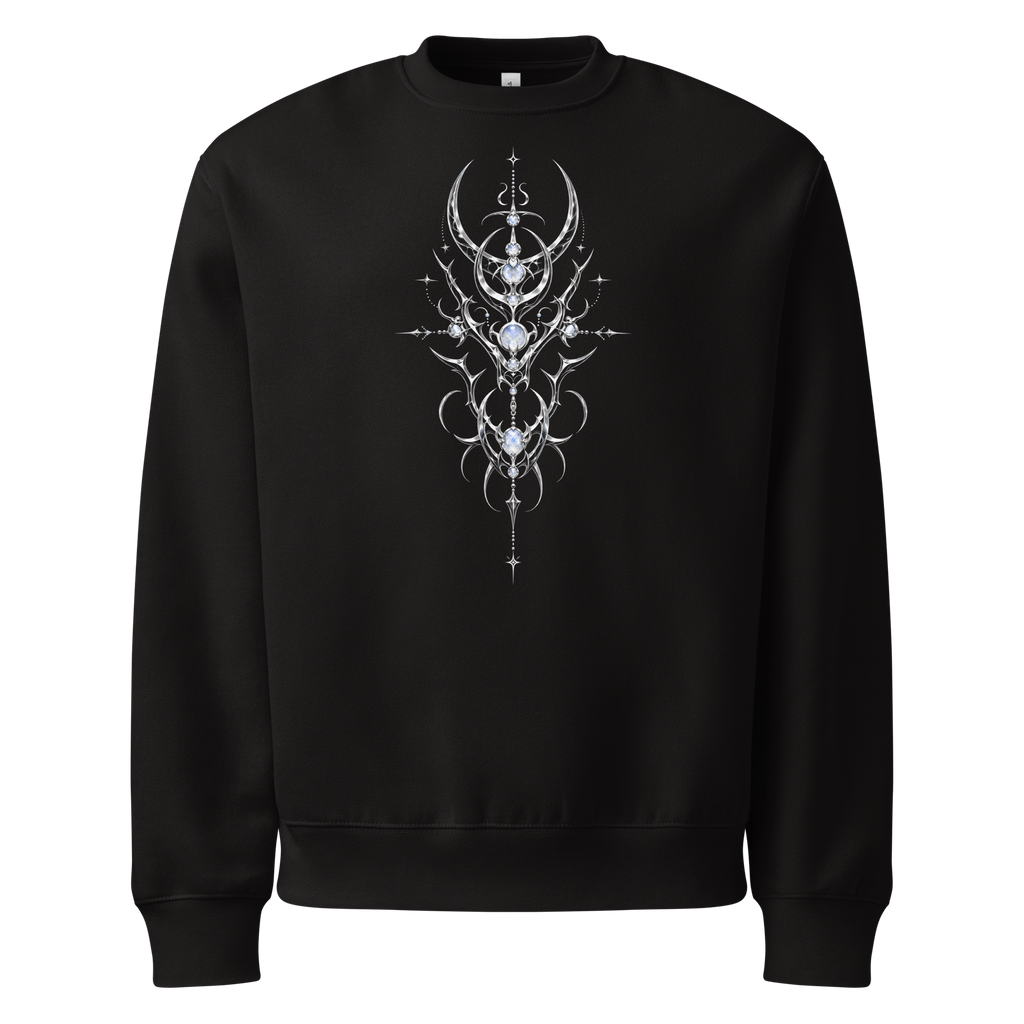 Moonstone Thorn Sweatshirt - Design I Black