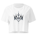 Moonstone Thorn Crop Top - Design II White