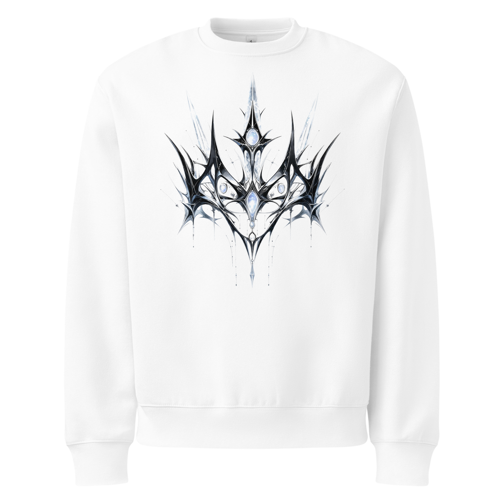 Moonstone Thorn Sweatshirt - Design II White