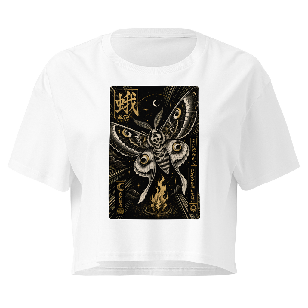 Manga Crop Top - White