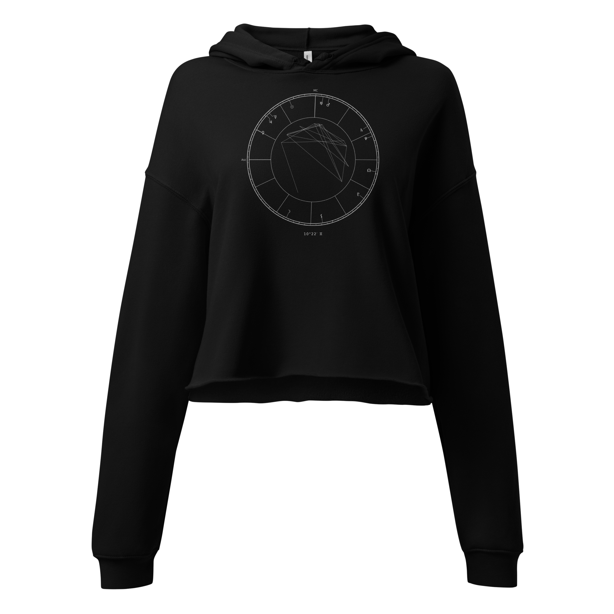 The Natal Chart Crop Hoodie