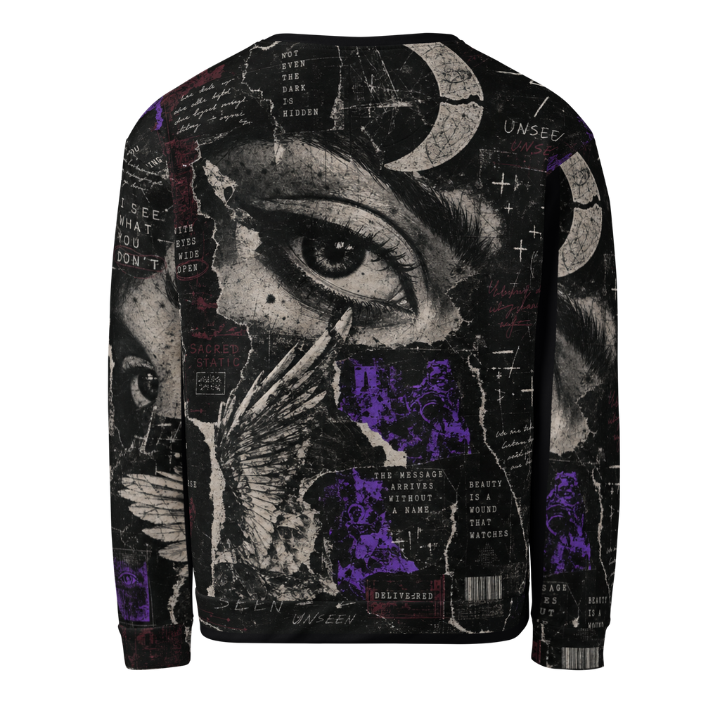 Never Unseen Sweatshirt - Black back