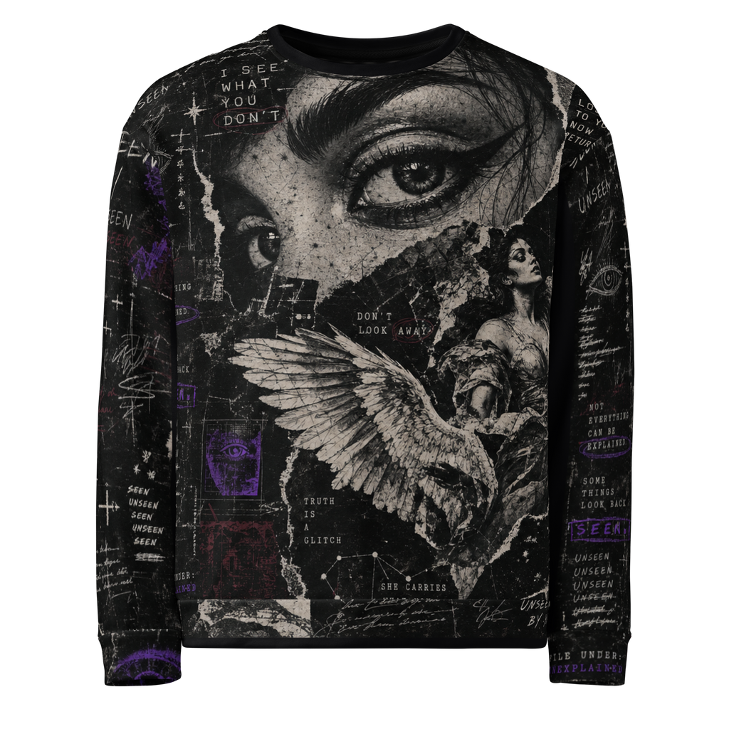 Never Unseen Sweatshirt - Black front