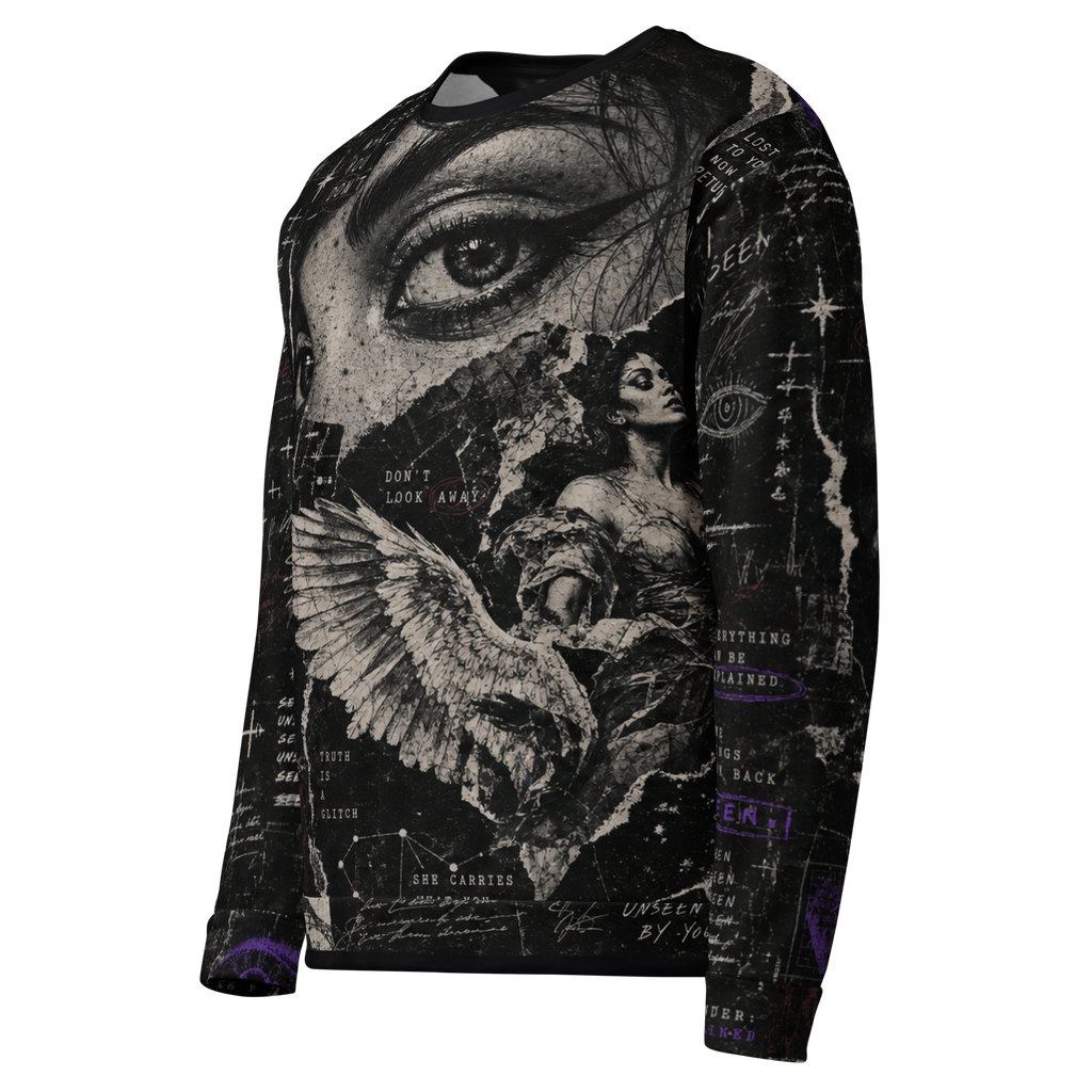 Never Unseen Sweatshirt - Black left front