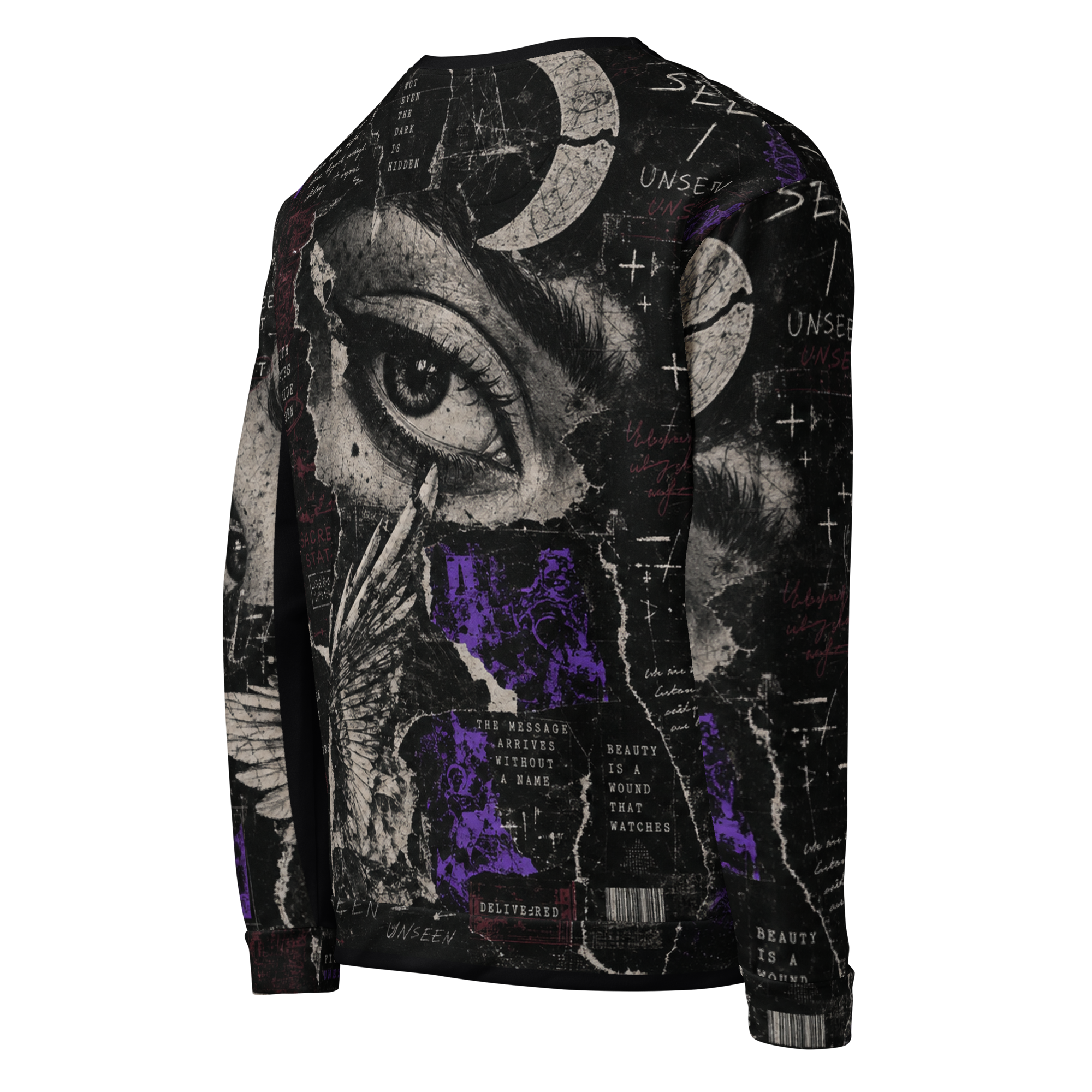 Never Unseen Sweatshirt - Black right back