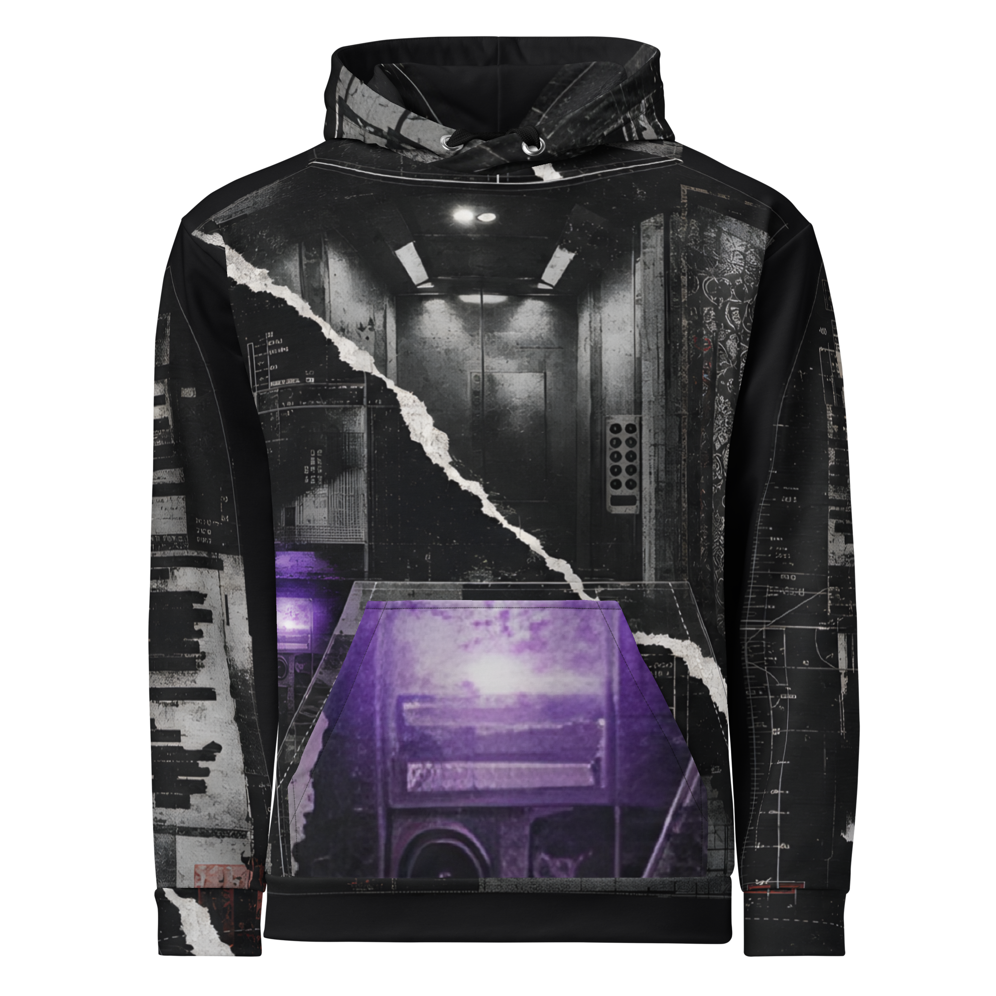 No Witness Hoodie - Black front