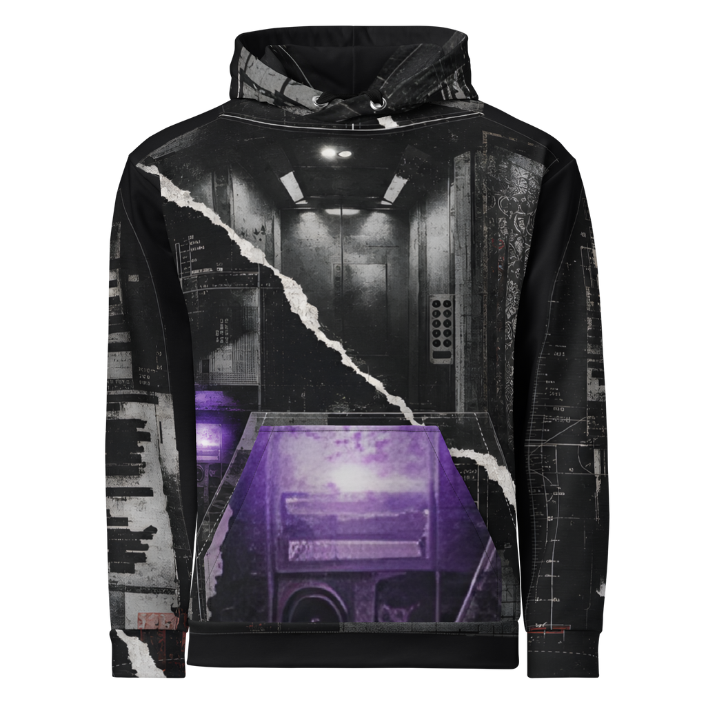 No Witness Hoodie - Black hood