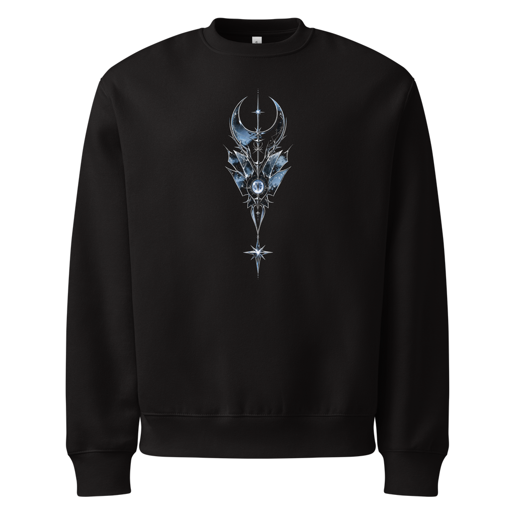 Oracle Glass Sweatshirt - Design I Black