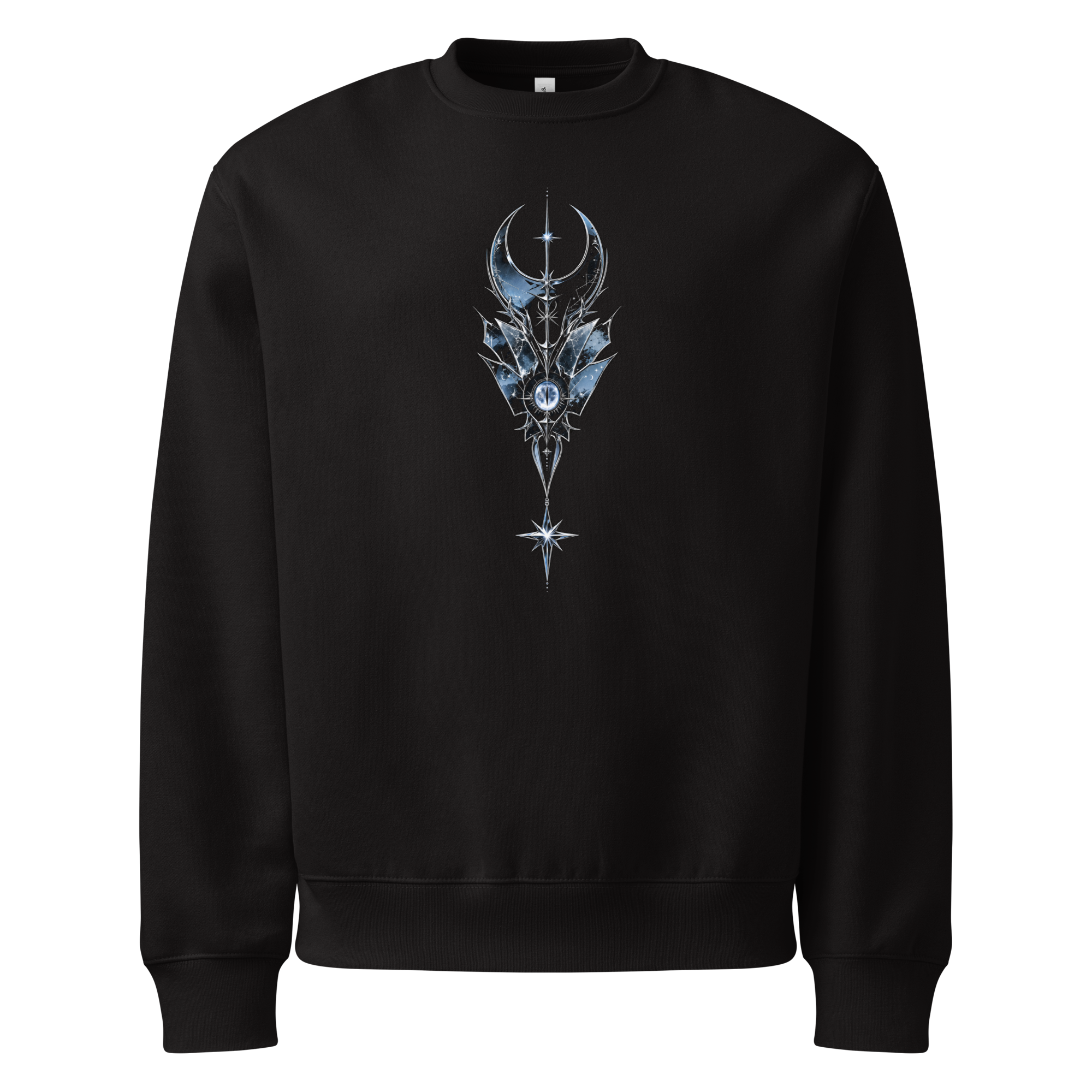 Oracle Glass Sweatshirt - Design I Black