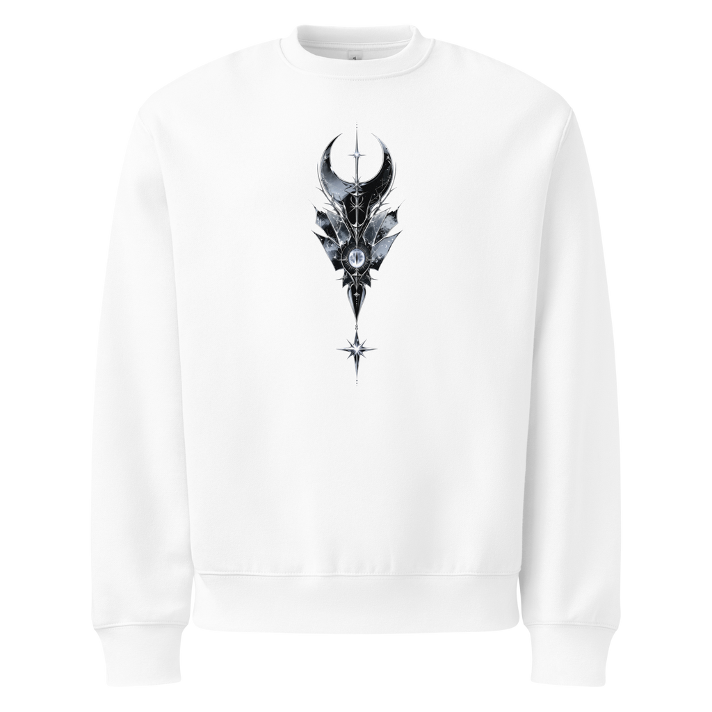 Oracle Glass Sweatshirt - Design I White