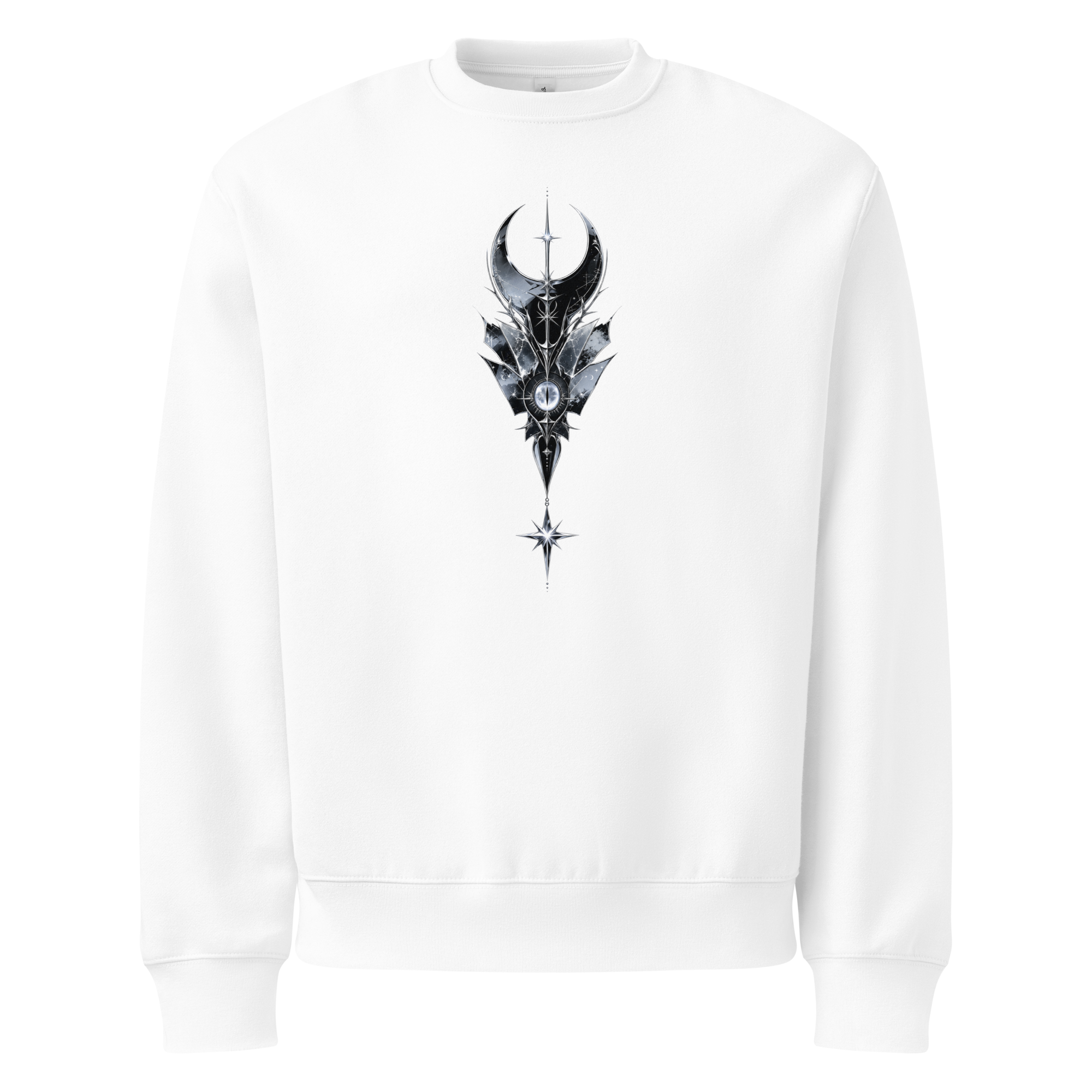 Oracle Glass Sweatshirt - Design I White