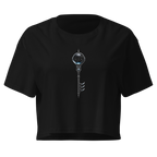 Oracle Glass Crop Top - Design II Black