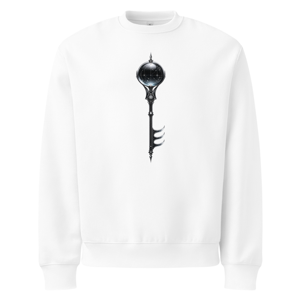 Oracle Glass Sweatshirt - Design II White