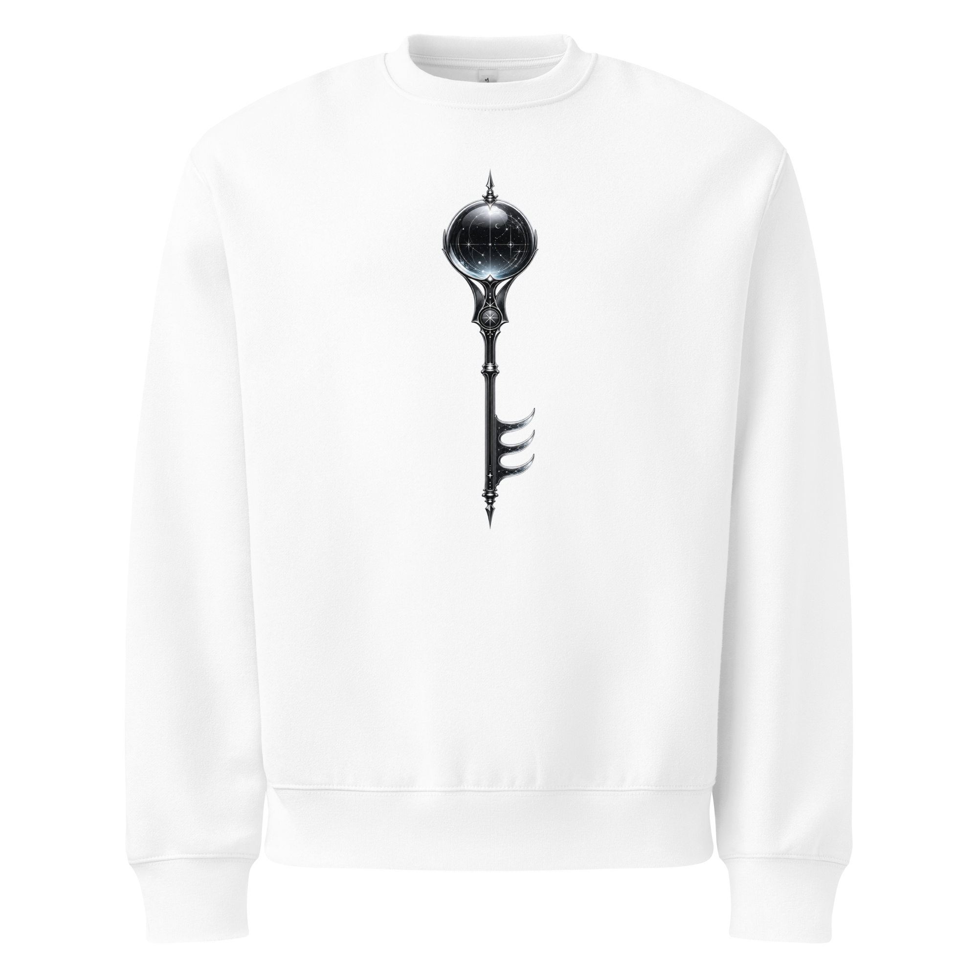 Oracle Glass Sweatshirt - Design II White