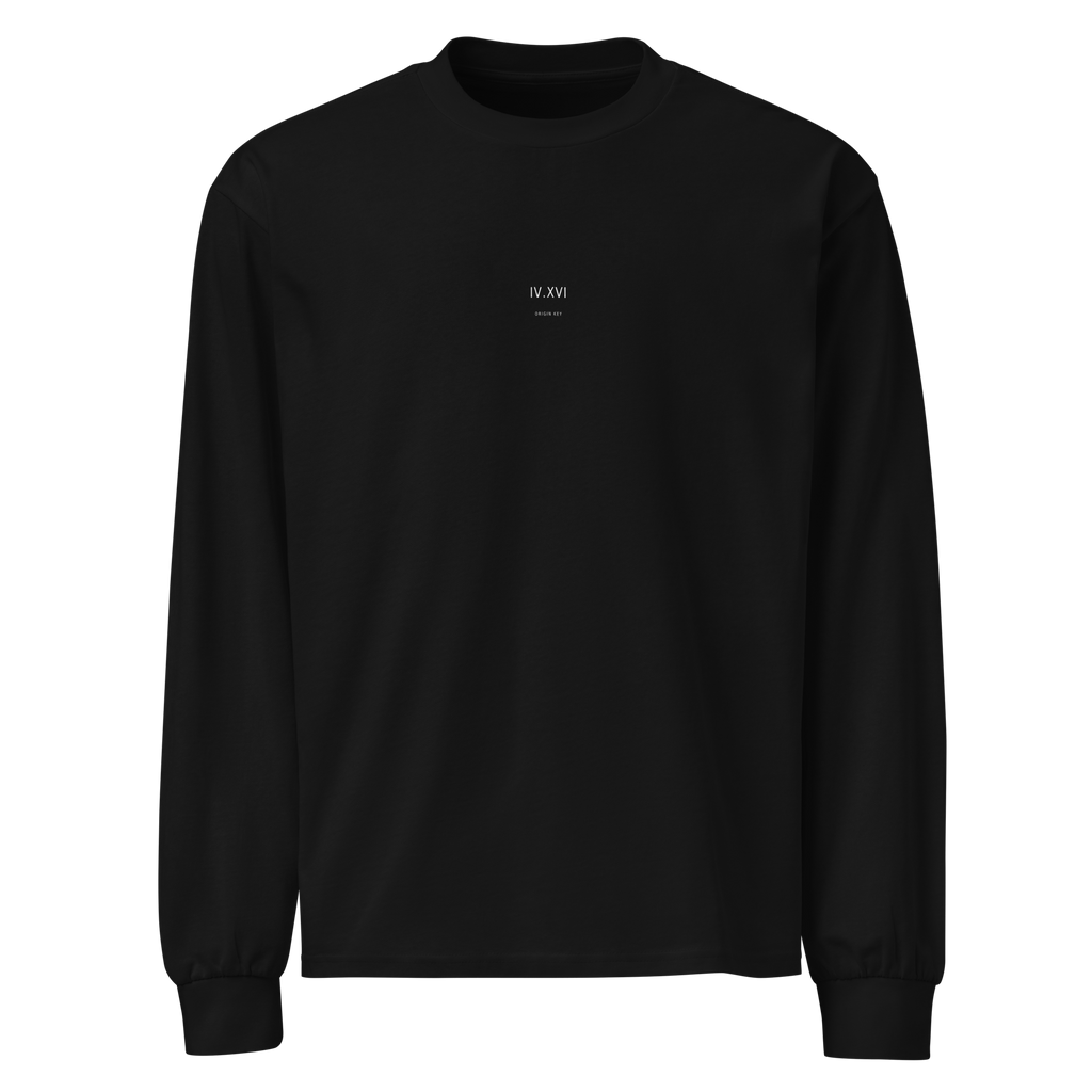 The Origin Key Long Sleeve - Black front