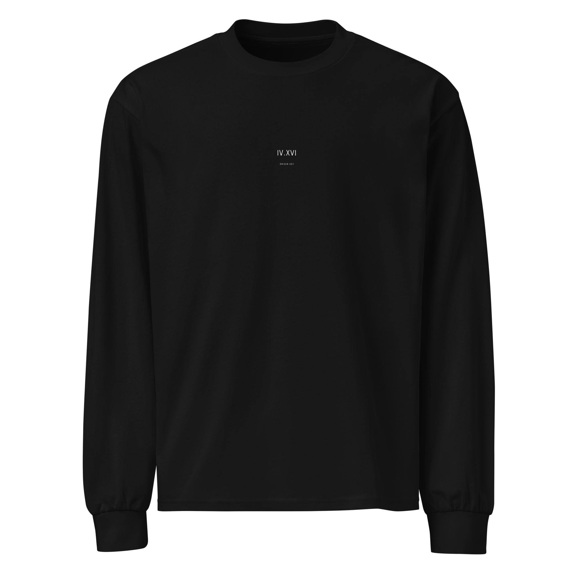 The Origin Key Long Sleeve - Black front