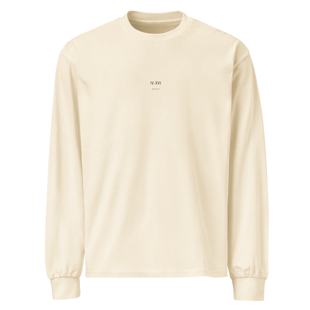The Origin Key Long Sleeve - Ecru front