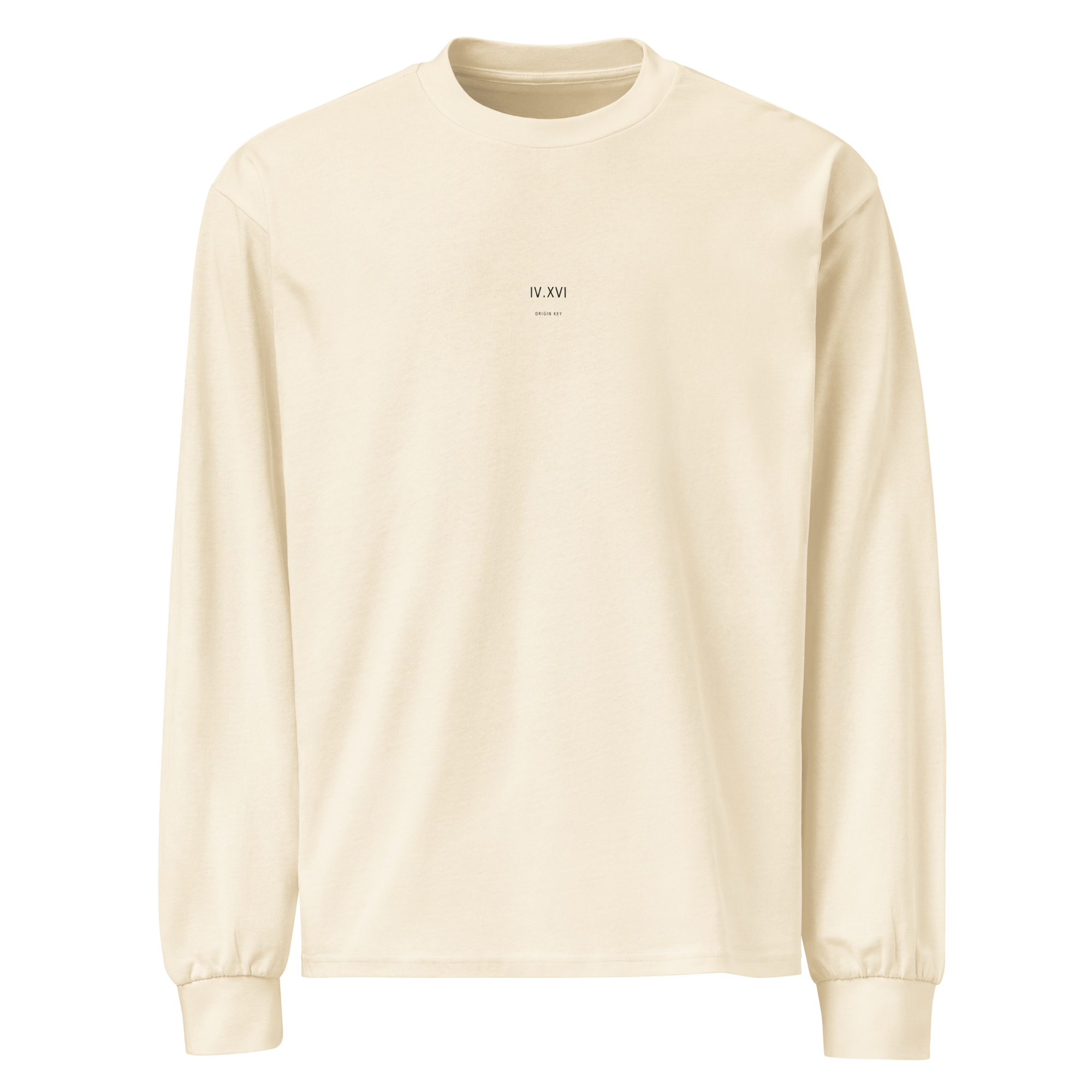 The Origin Key Long Sleeve - Ecru front