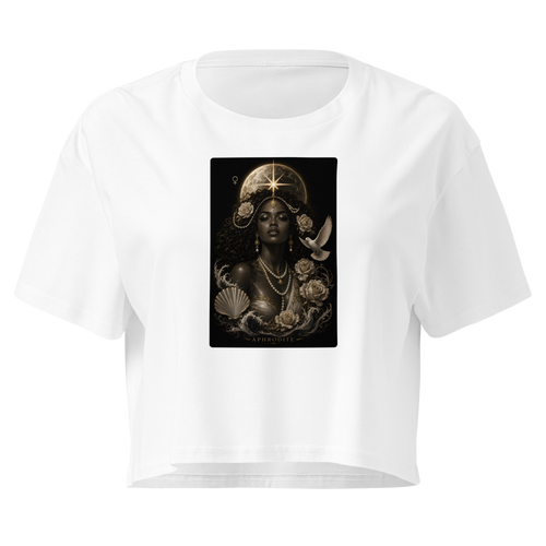 Aphrodite — The Seductress Crop Top - White