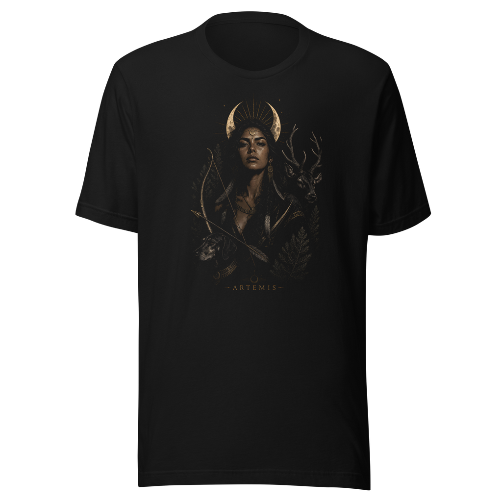 Artemis — The Huntress Tee - Black
