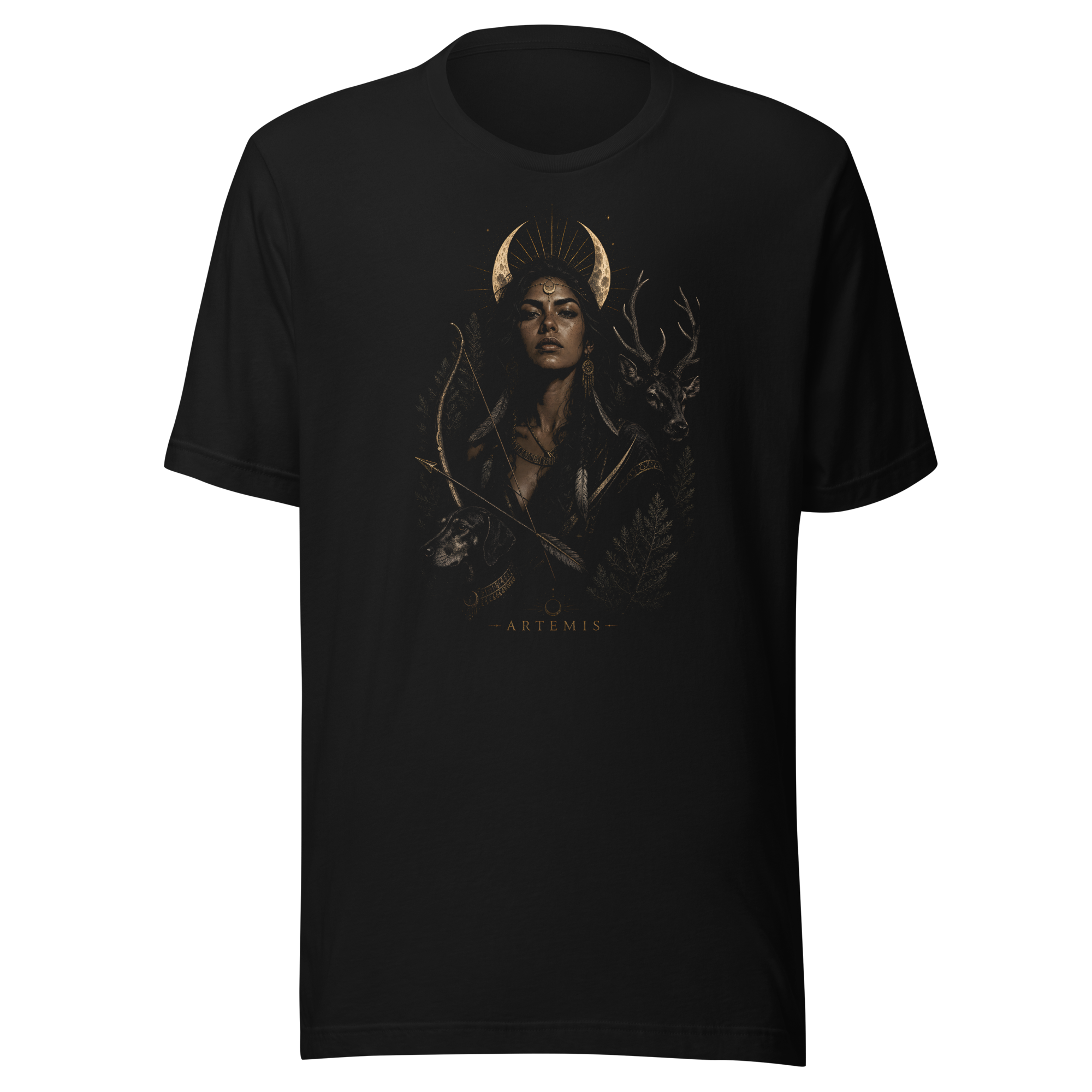 Artemis — The Huntress Tee - Black