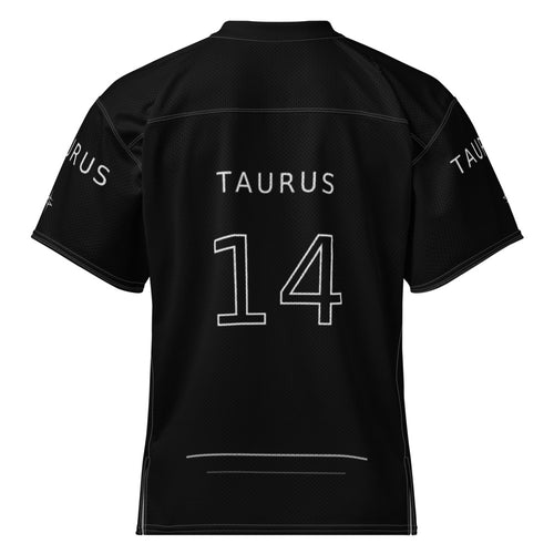 Taurus 14 Jersey Black back mockup