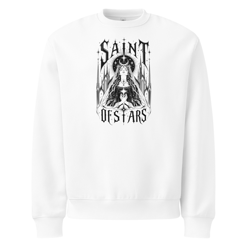 Saint of Stars Sweatshirt - Design III White