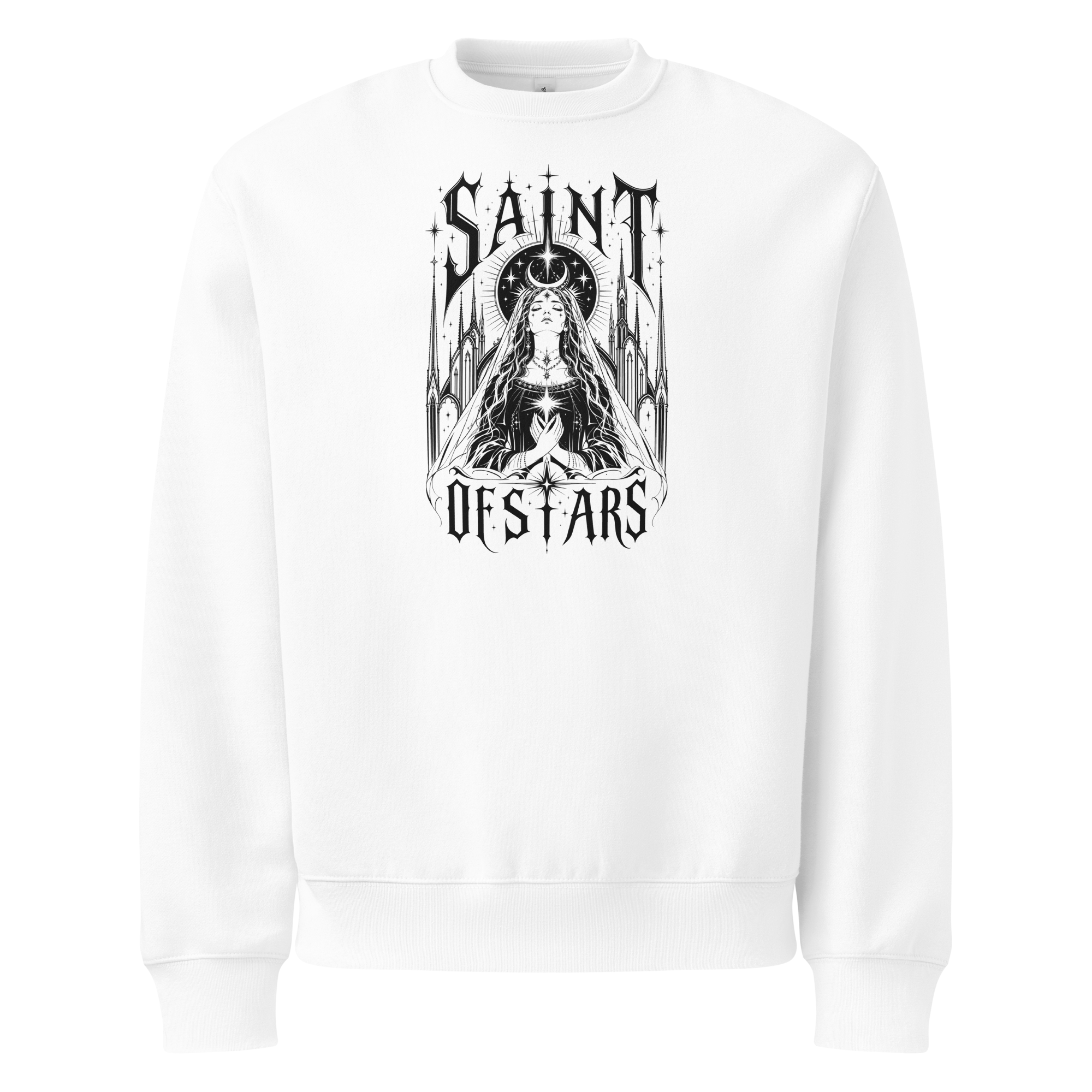 Saint of Stars Sweatshirt - Design III White
